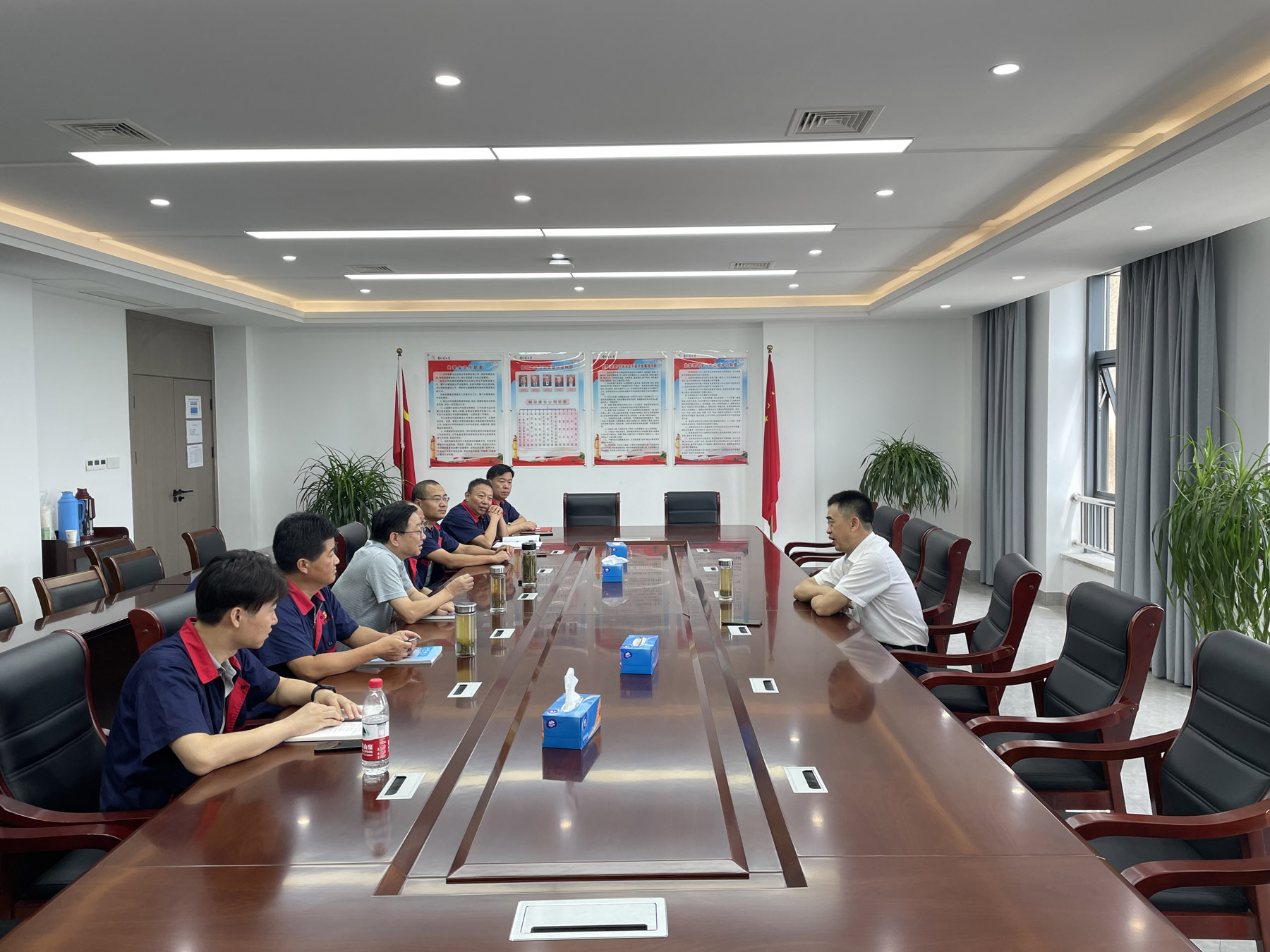 集團(tuán)公司黨委委員、總工程師周俊到公司調(diào)研 