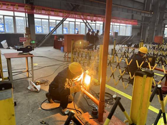 公司舉辦電焊工、電工技術(shù)比武