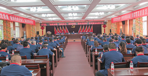 公司召開“違規(guī)決策、違規(guī)投資、違規(guī)擔(dān)保、違規(guī)招投標”專項整治動員大會