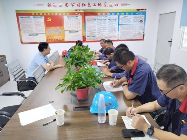 公司開(kāi)展第三季度安全、環(huán)保、消防綜合檢查 