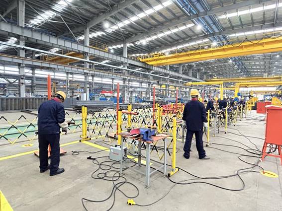 公司舉辦電焊工、電工技術(shù)比武